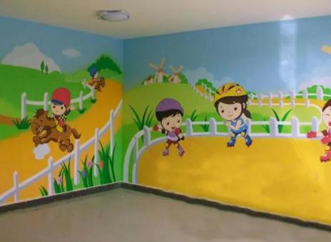 怀远幼儿园墙体彩绘制作流程及注意事项